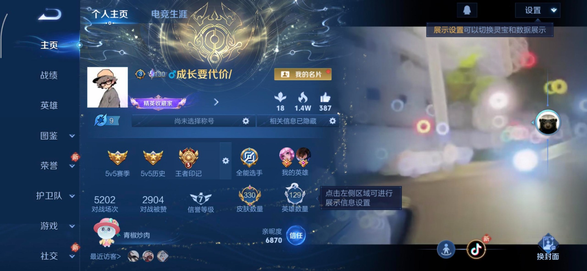 WZLX4285914王者荣耀账号详情图3