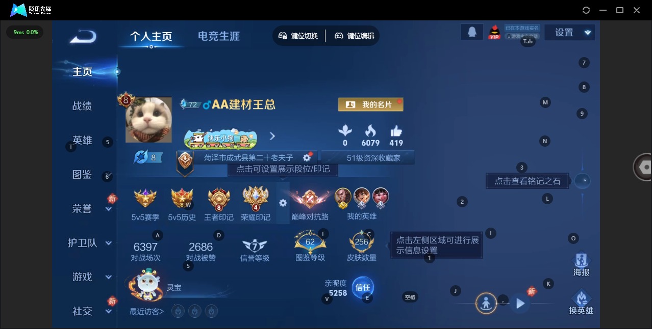 WZLX4279133王者荣耀账号详情图4