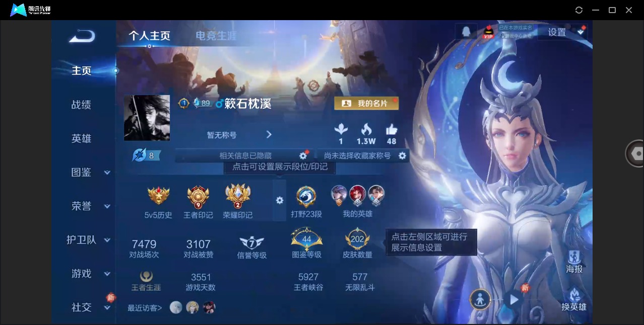 WZLX4279439王者荣耀账号详情图3 WZLX4279439王者荣耀账号详情图3