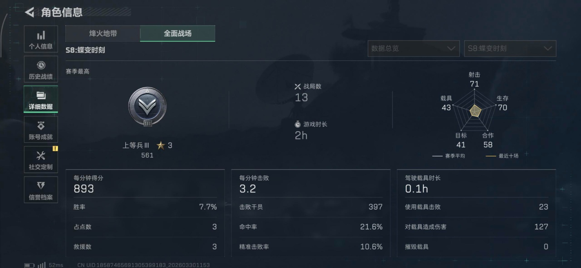 SJZQM487895三角洲行动账号详情图9 SJZQM487895三角洲行动账号详情图9