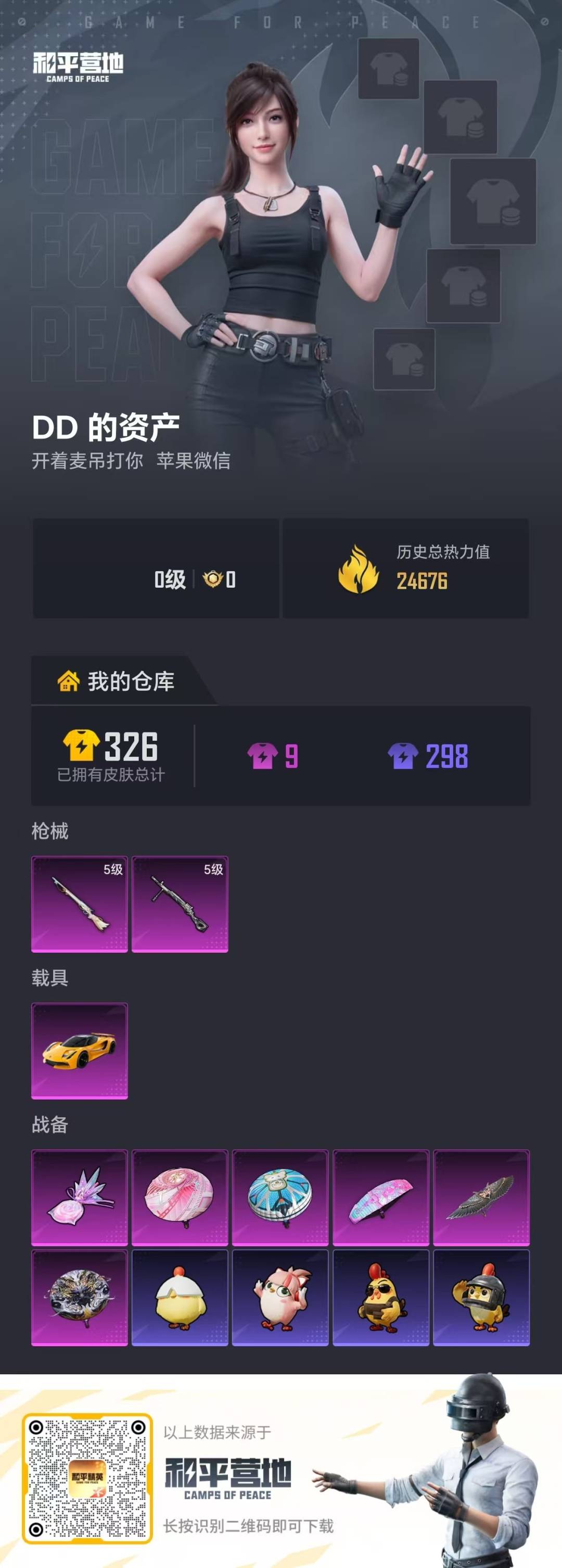 HPLX4170285和平精英账号详情图6