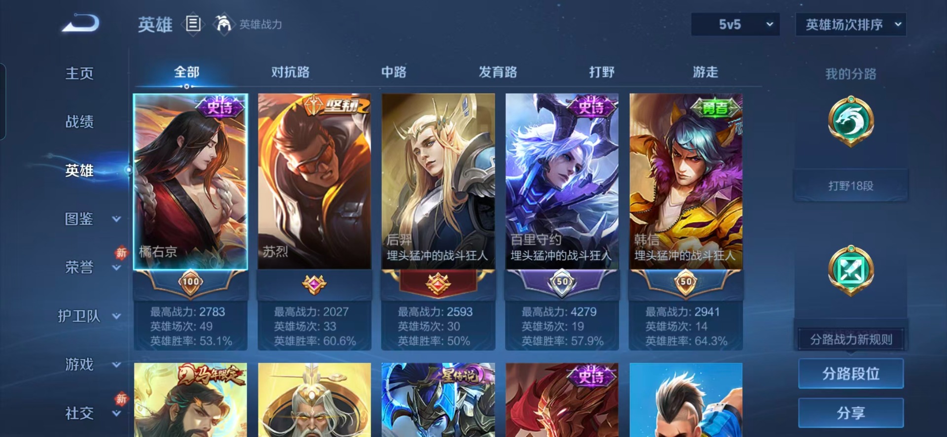 WZLX4280800王者荣耀账号详情图10