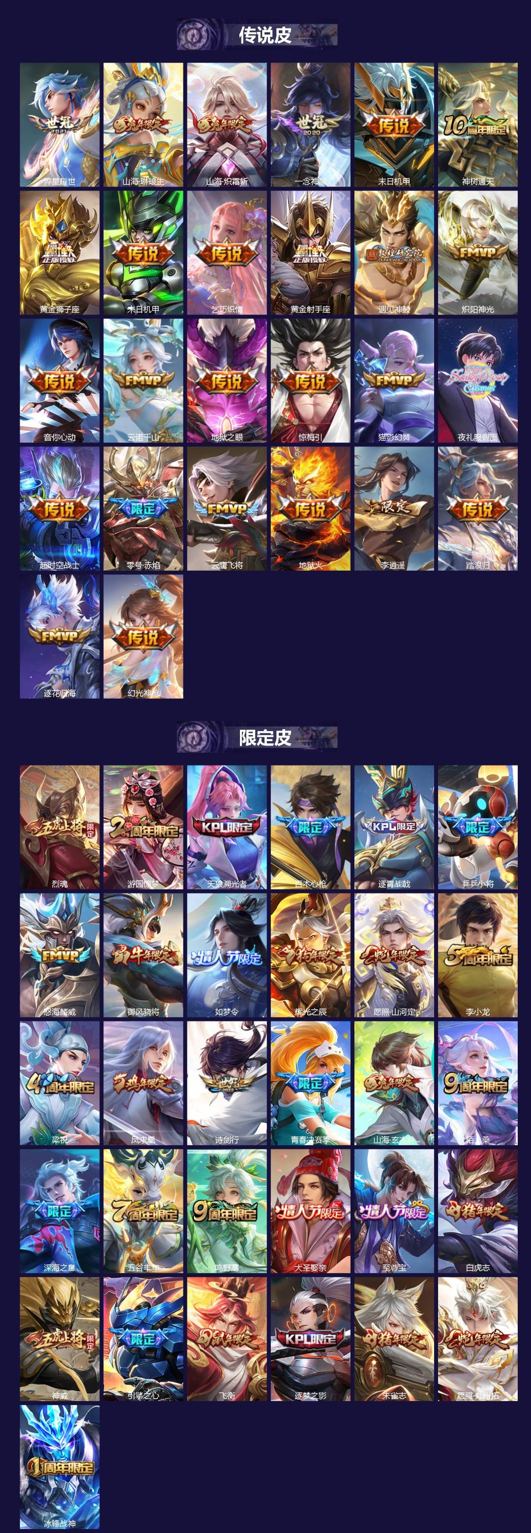 WZQM4283121王者荣耀账号详情图3