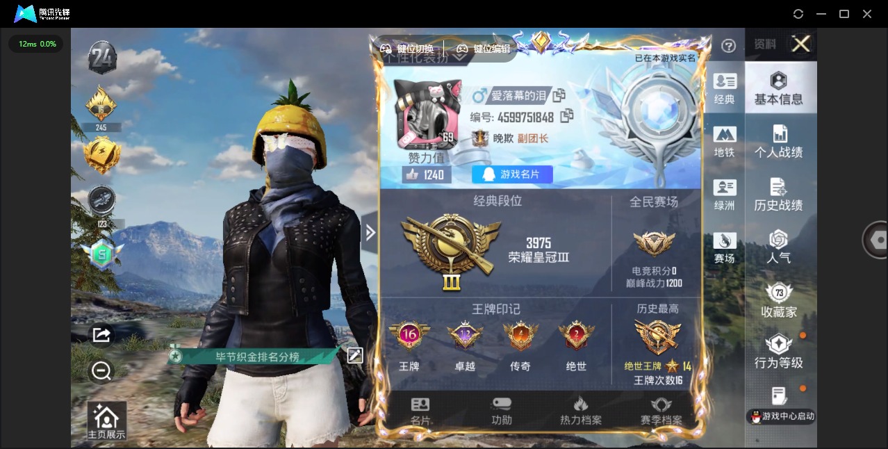 HPLX4181125和平精英账号详情图38