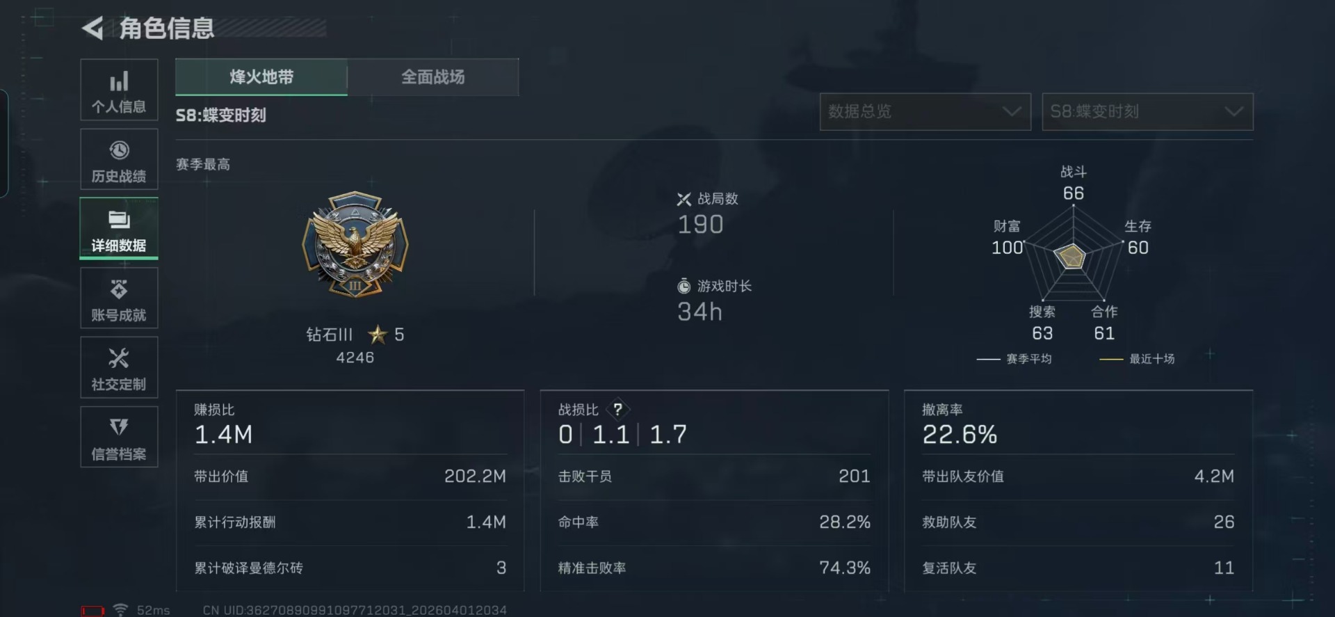 SJZQM491373三角洲行动账号详情图33