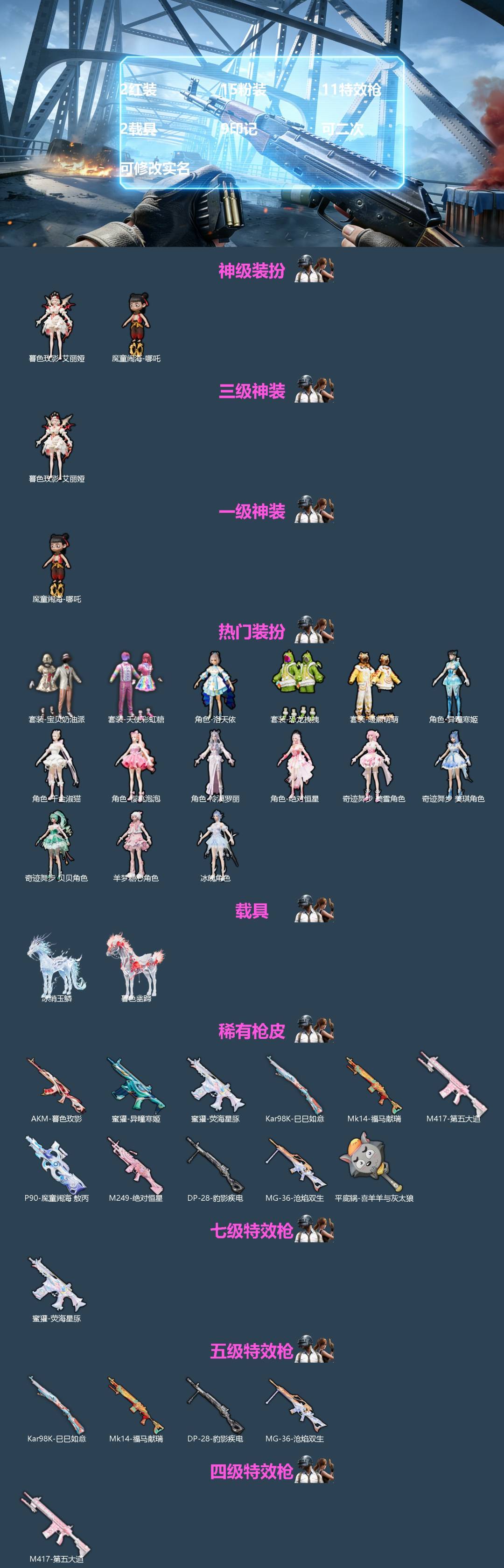 HPQM4162581和平精英账号详情图3