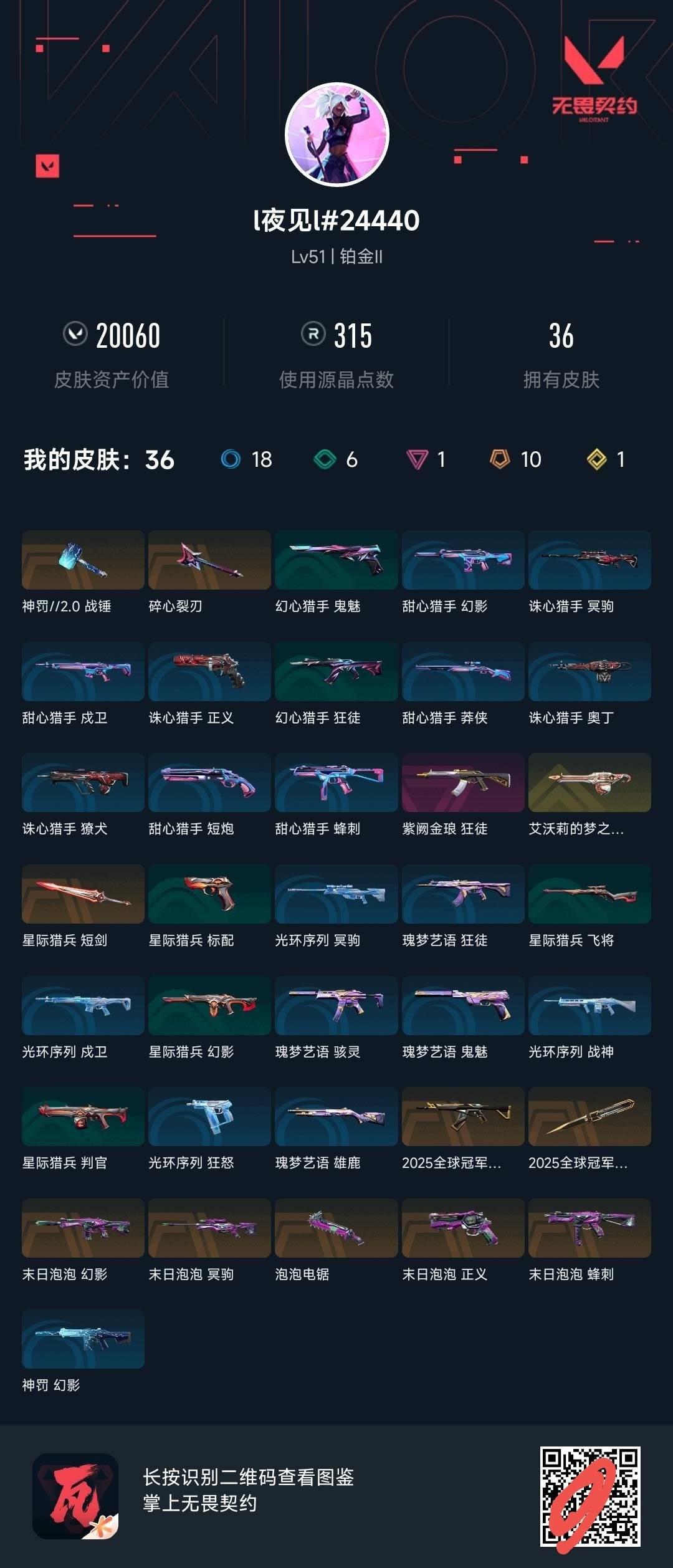 WWQLX431029无畏契约账号详情图3