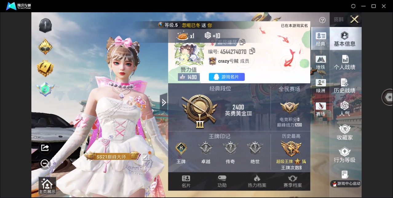 HPLX4161582和平精英账号详情图34