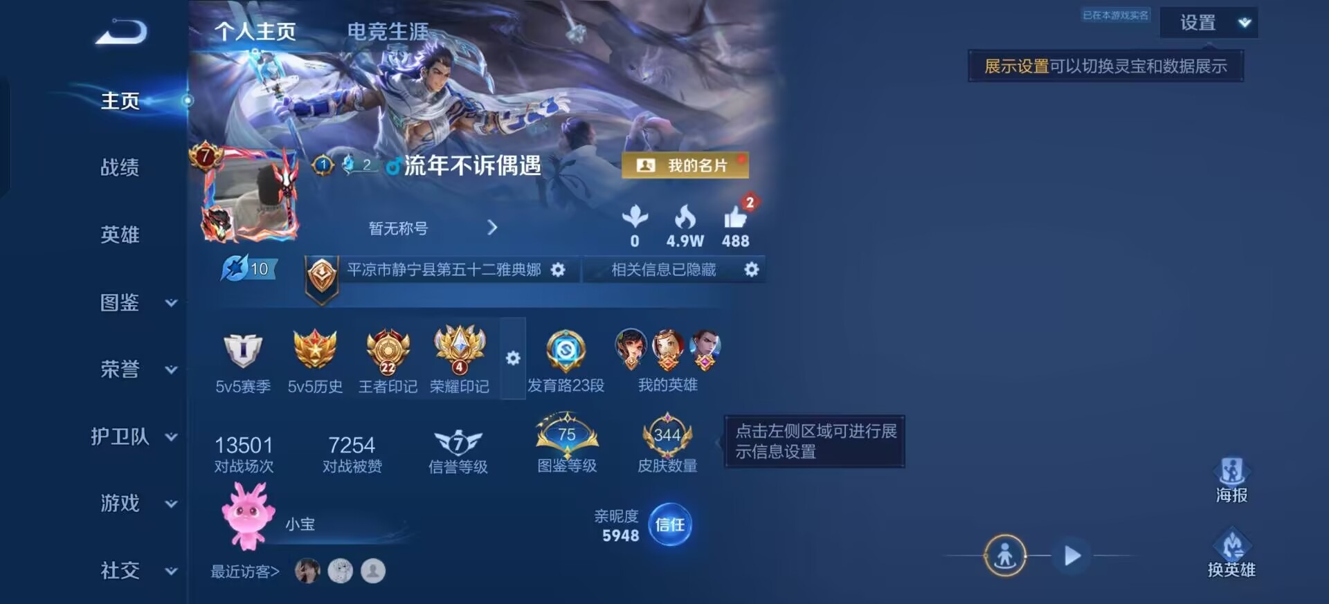 WZLX4303811王者荣耀账号详情图8