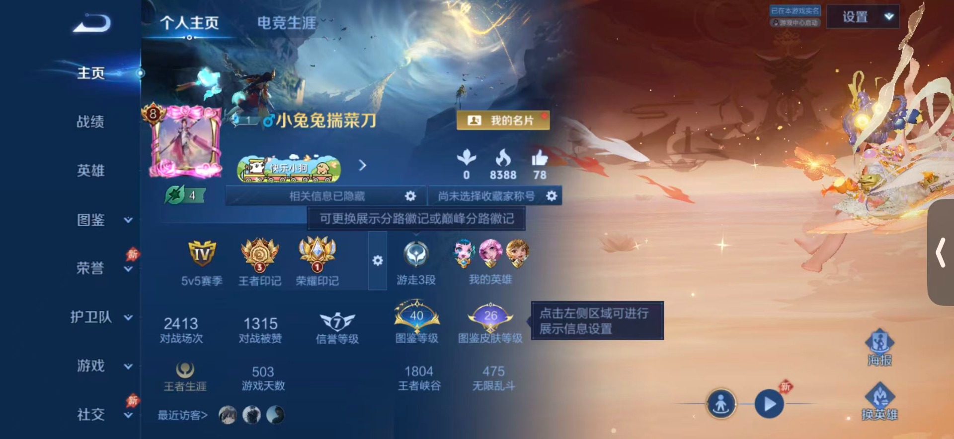 WZLX4304023王者荣耀账号详情图2