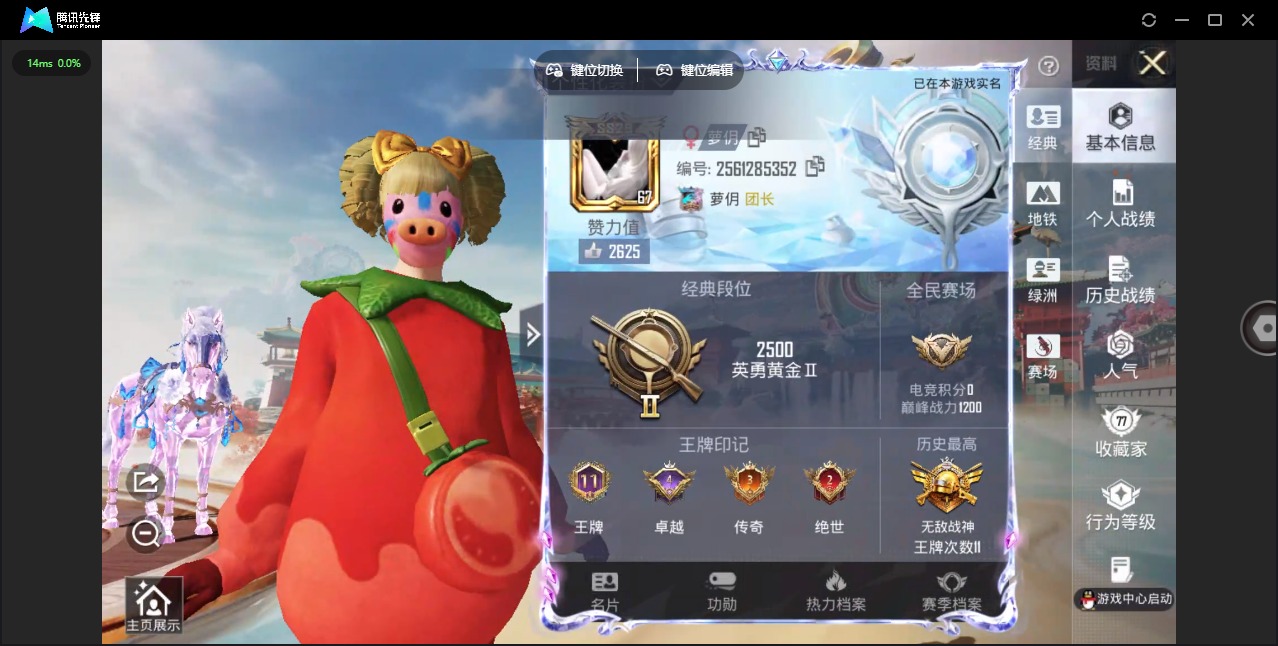 HPLX4172544和平精英账号详情图41