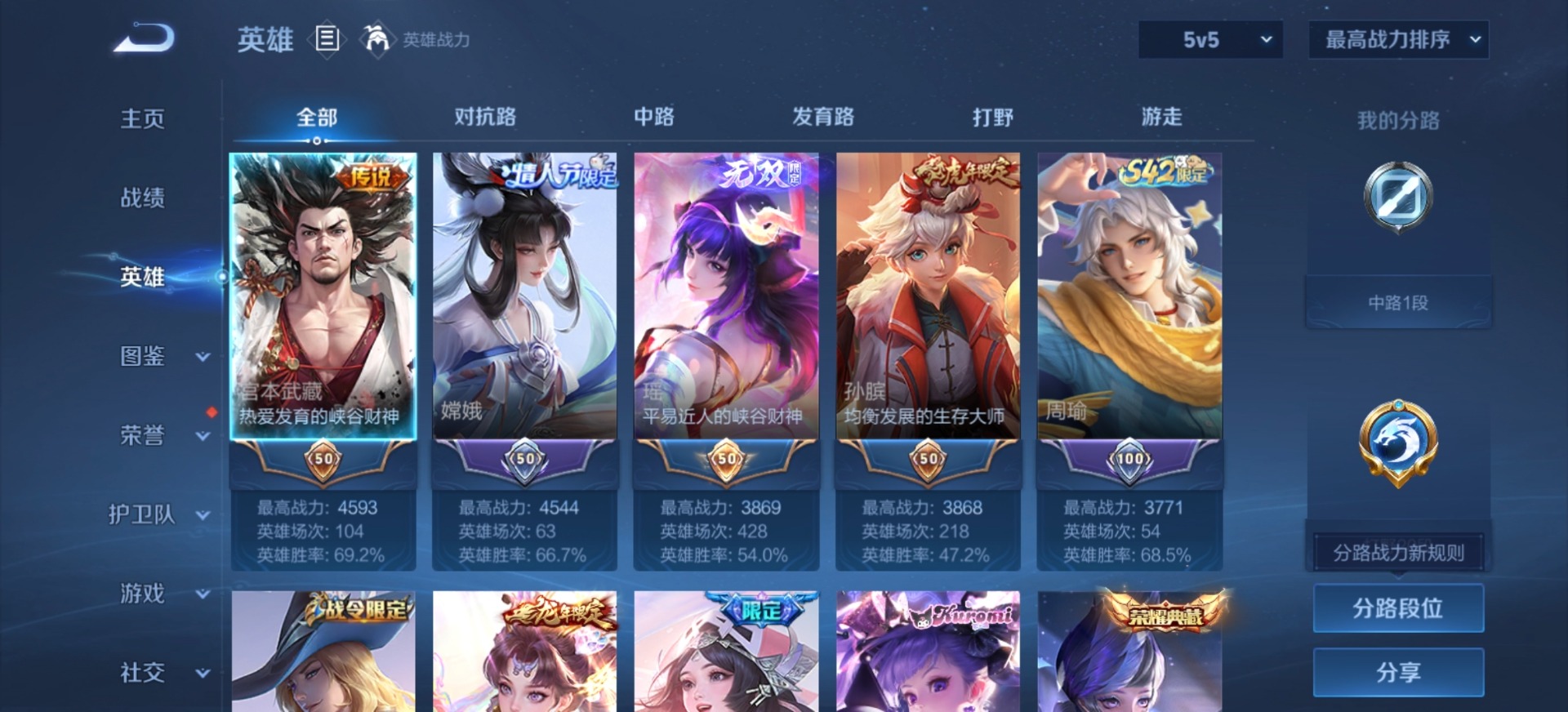 WZLX4340230王者荣耀账号详情图9