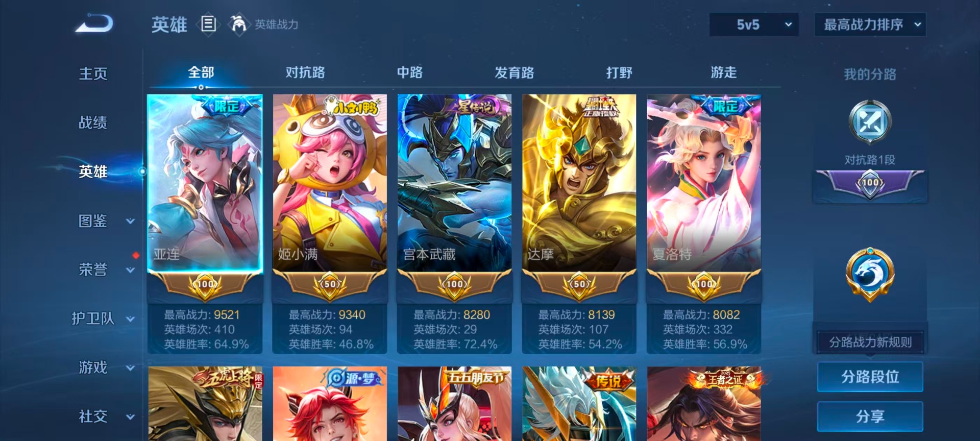 WZLX4333350王者荣耀账号详情图4