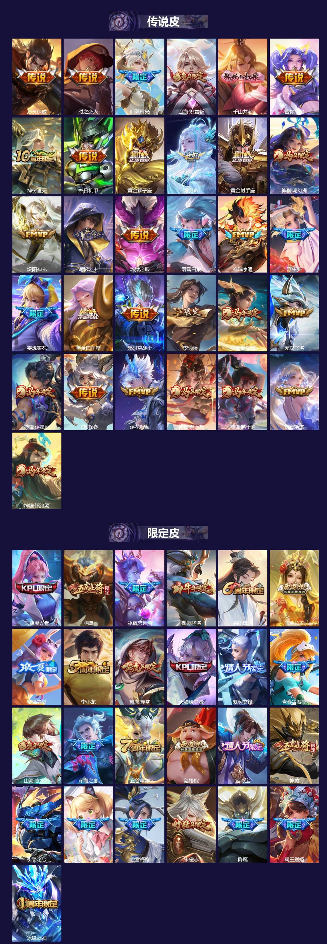 WZQM4289126王者荣耀账号详情图3