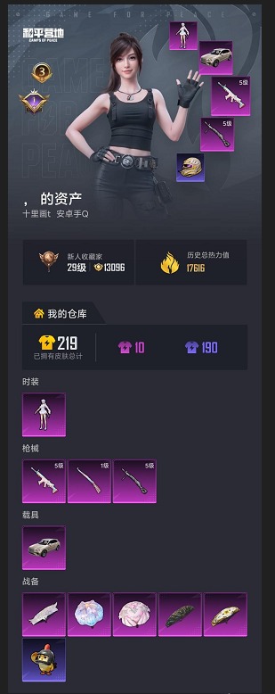 HPLX4163752和平精英账号详情图19