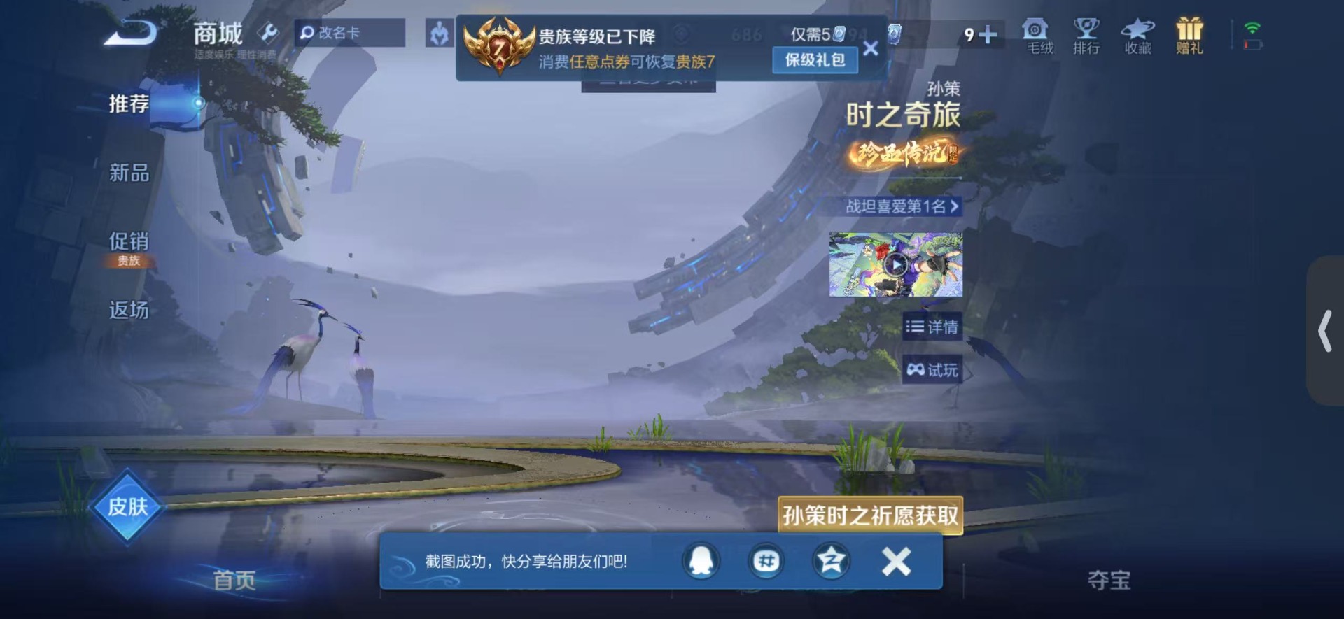 WZLX4289176王者荣耀账号详情图14