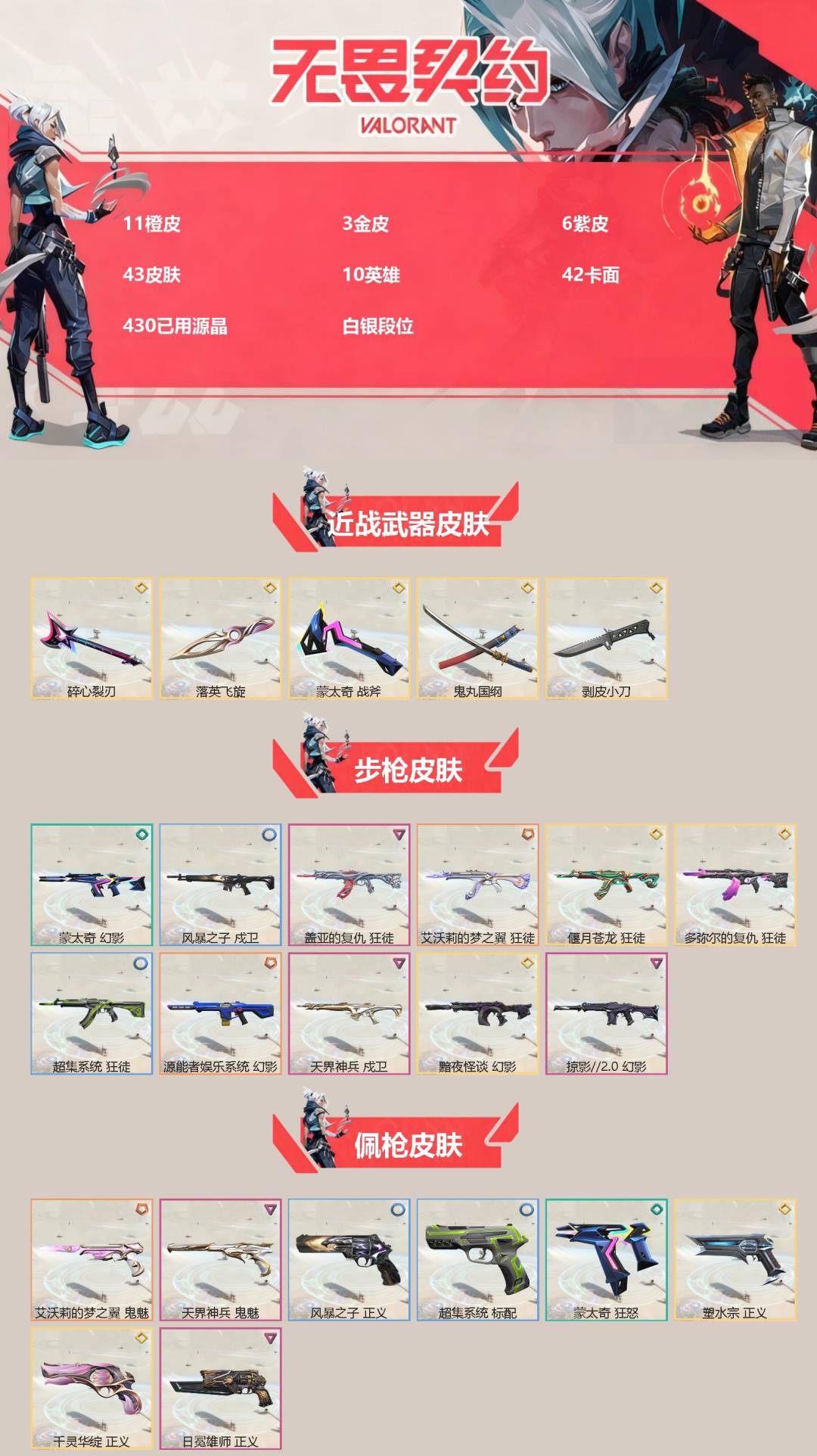 WWQQM429269无畏契约账号详情图3