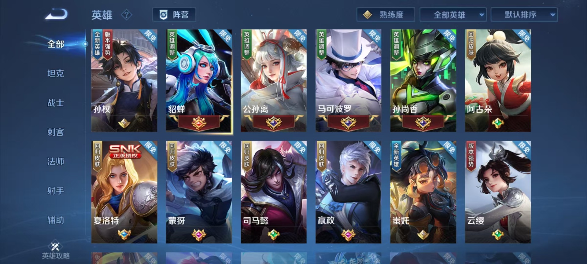 WZQM4289550王者荣耀账号详情图17 WZQM4289550王者荣耀账号详情图17