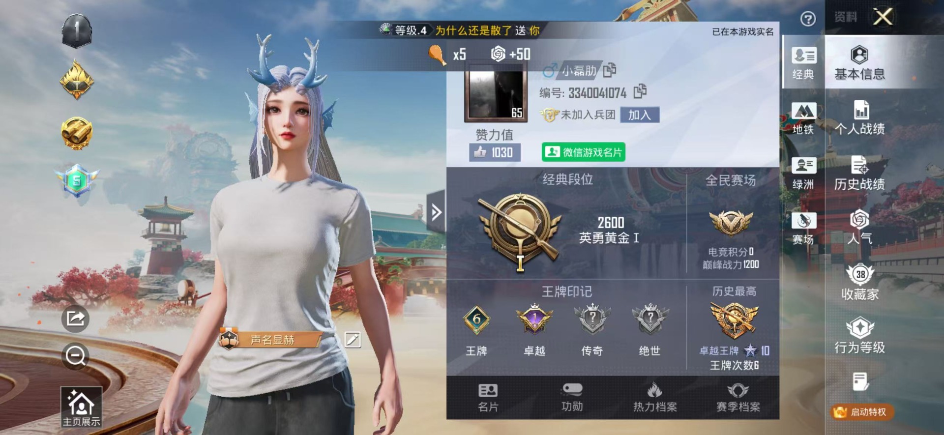 HPLX4164913和平精英账号详情图15