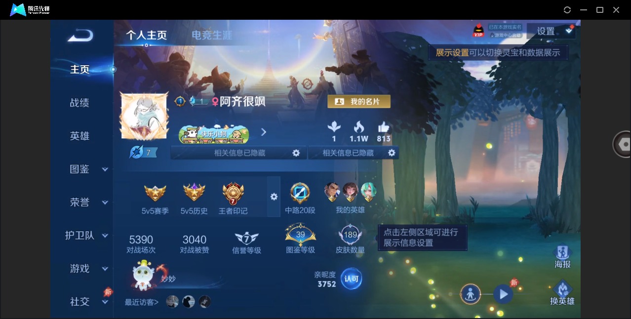 WZQM4312676王者荣耀账号详情图4