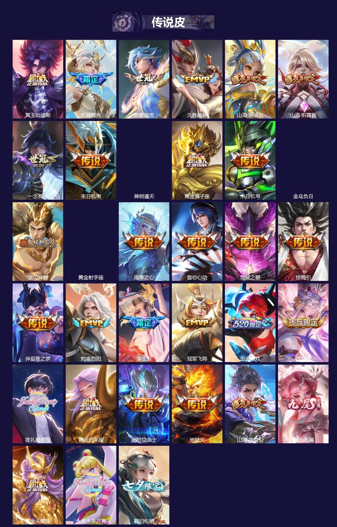 WZQM4291010王者荣耀账号详情图3 WZQM4291010王者荣耀账号详情图3