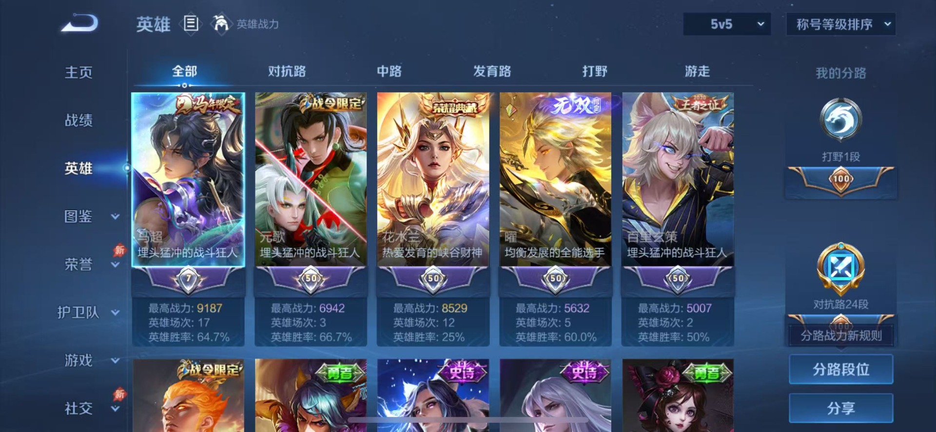 WZLX4324901王者荣耀账号详情图3