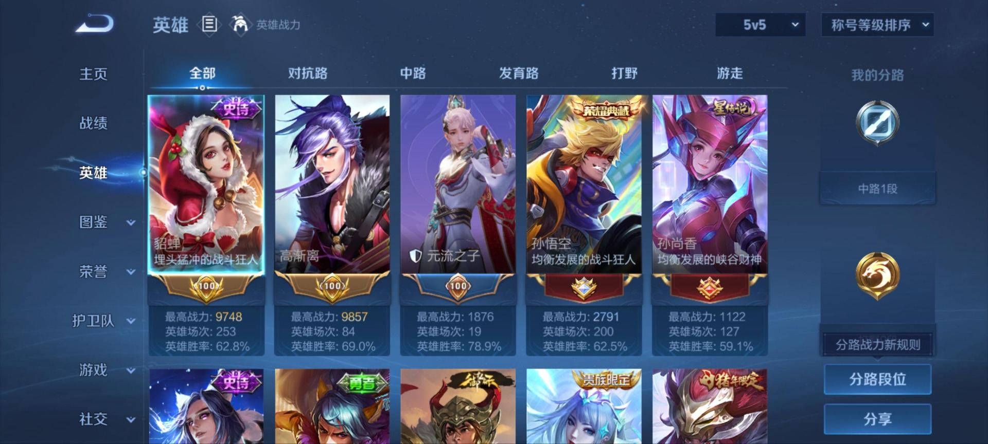 WZLX4291274王者荣耀账号详情图12