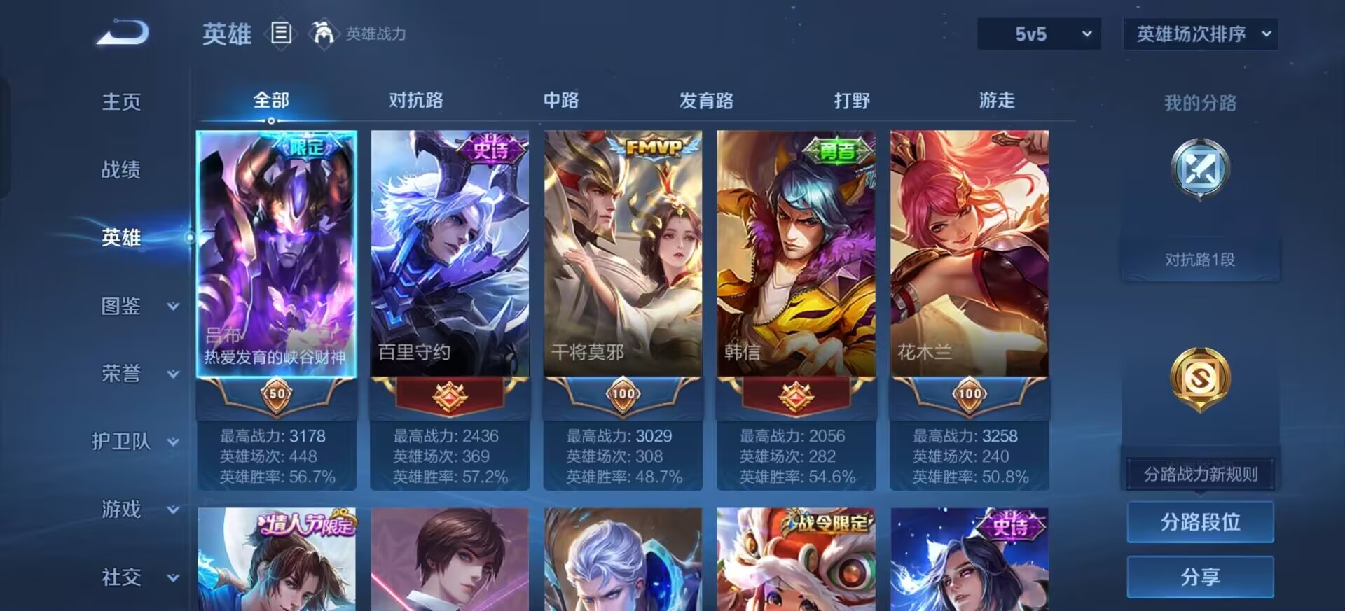 WZLX4291264王者荣耀账号详情图12