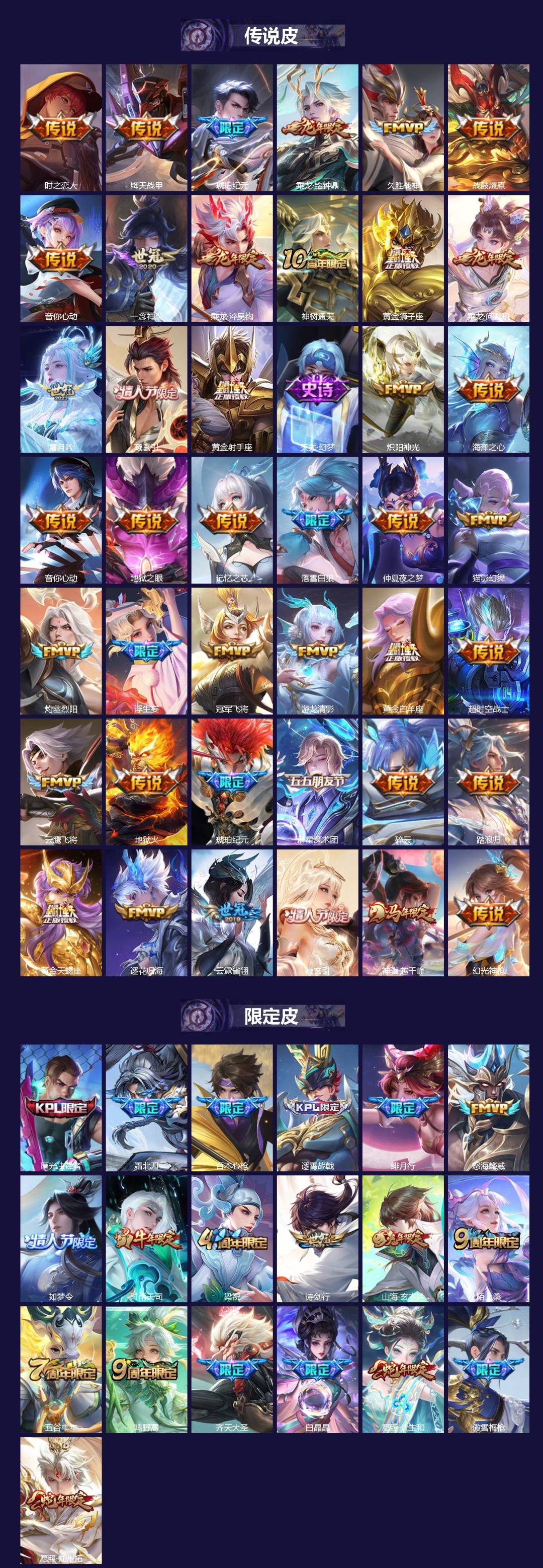 WZQM4294684王者荣耀账号详情图3