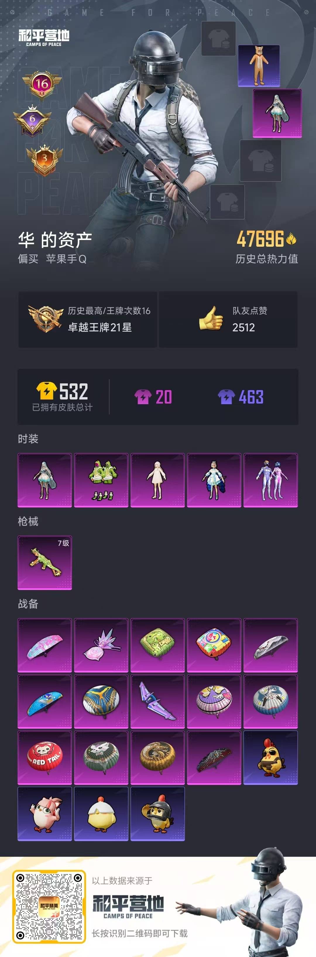 HPLX4166586和平精英账号详情图5