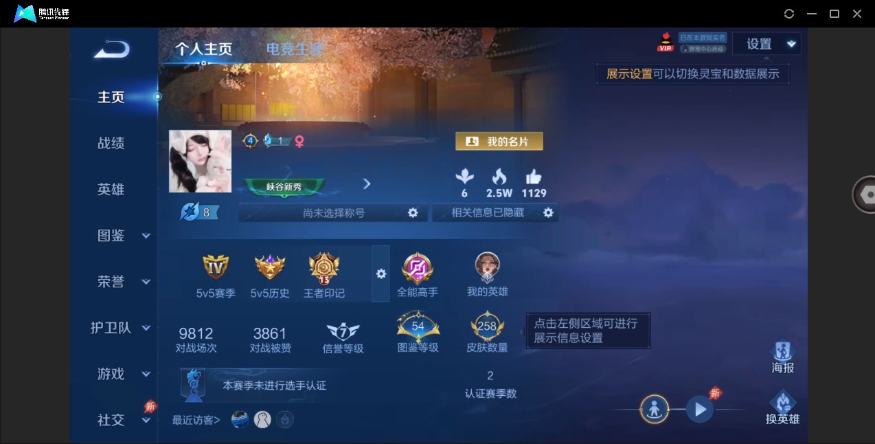 WZLX4314503王者荣耀账号详情图3