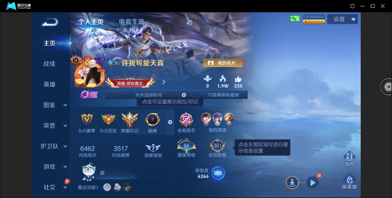 WZQM4294350王者荣耀账号详情图5