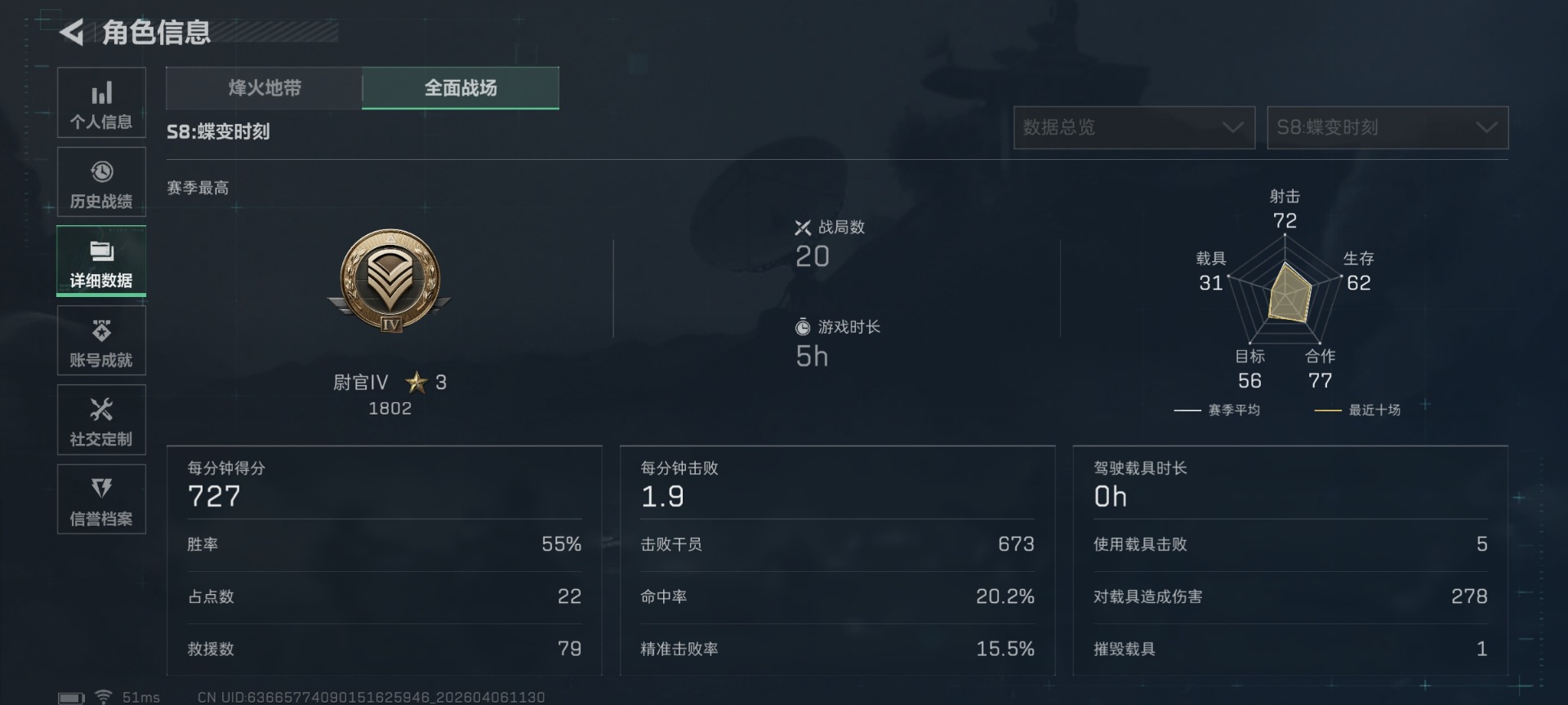 SJZQM4119215三角洲行动账号详情图6
