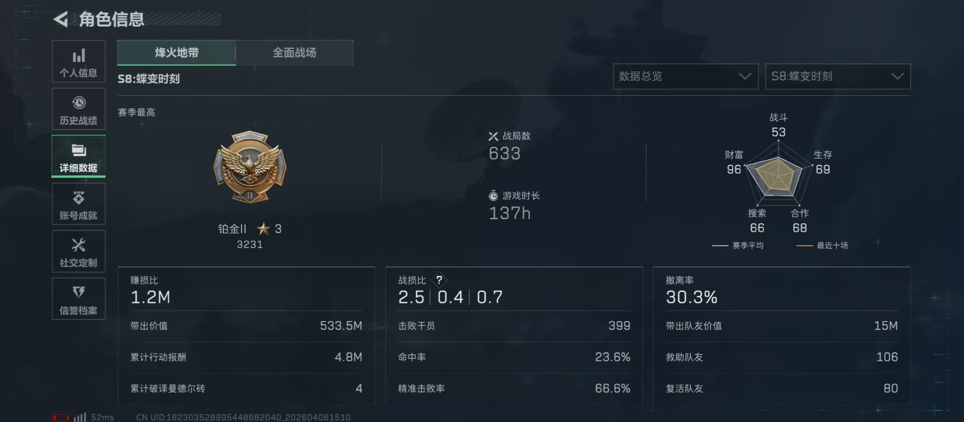 SJZQM4109494三角洲行动账号详情图30