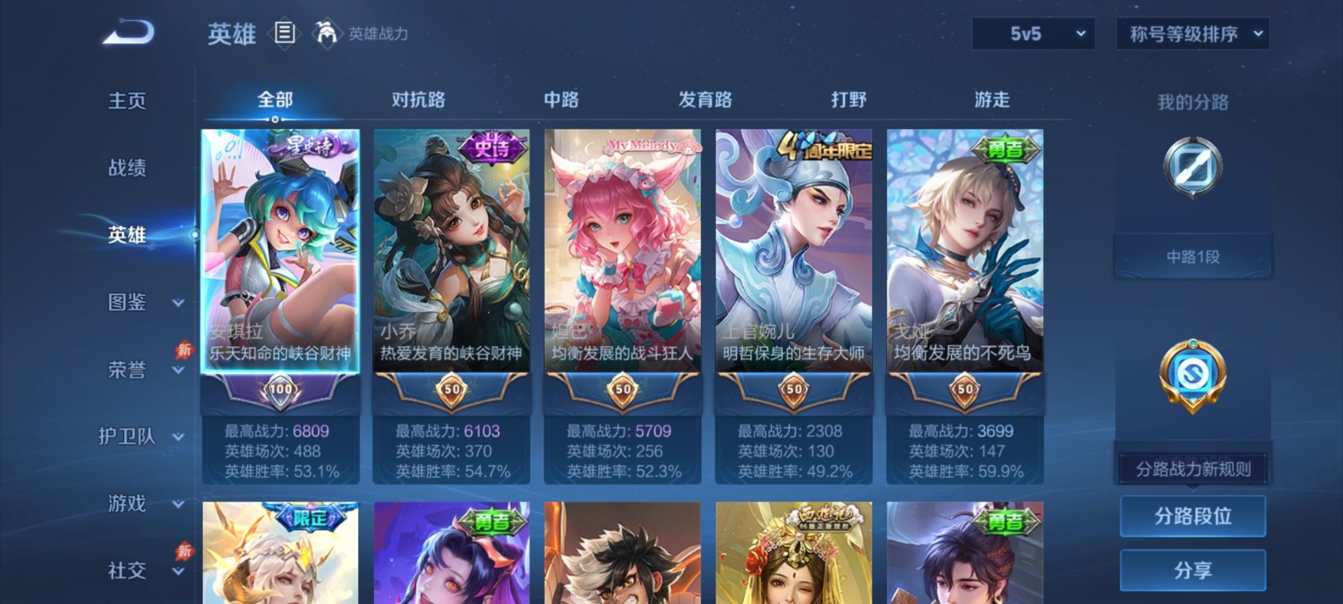 WZLX4328018王者荣耀账号详情图10