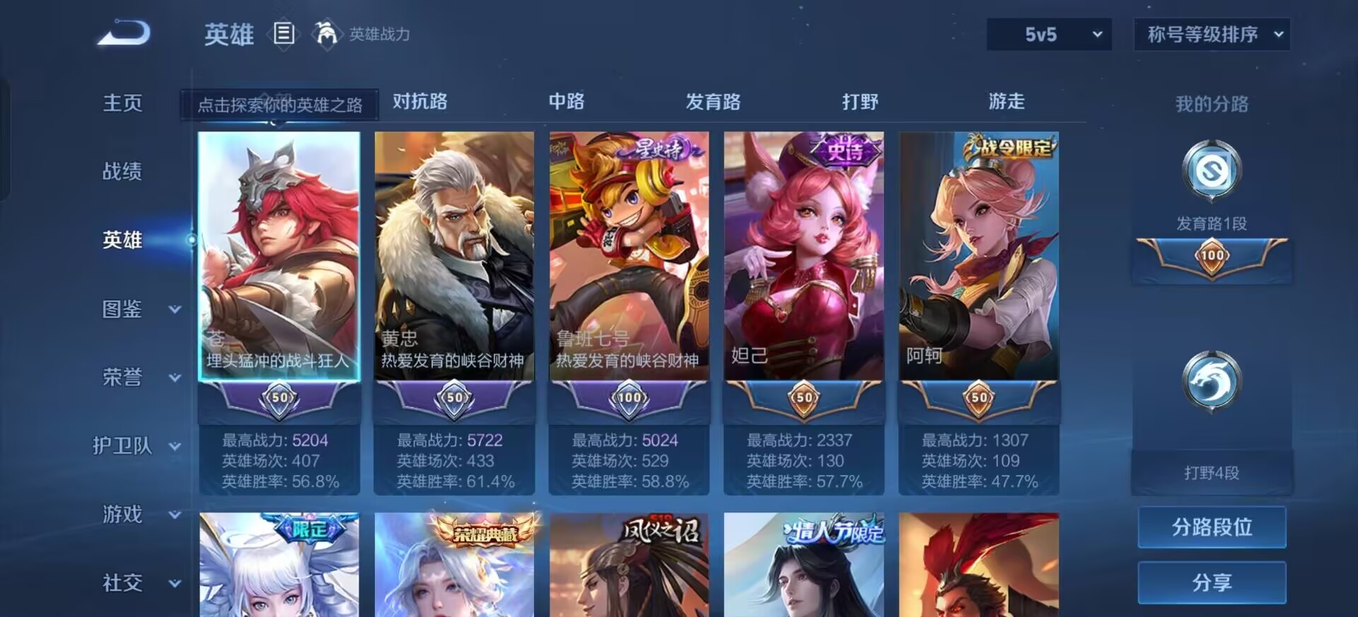 WZLX4315332王者荣耀账号详情图12