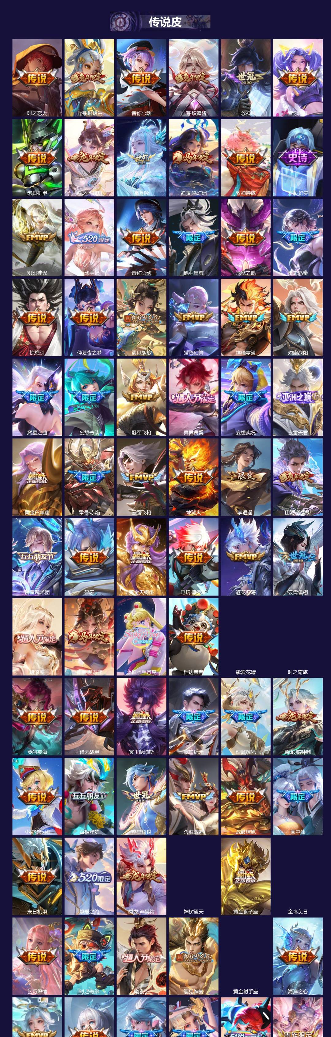 WZQM4295938王者荣耀账号详情图3