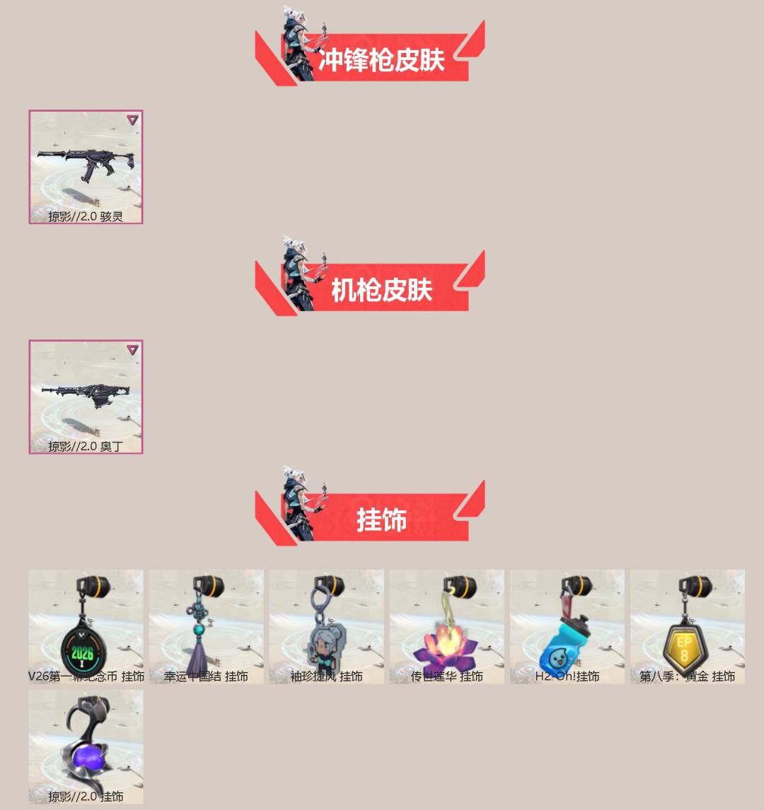 WWQLX430539无畏契约账号详情图2