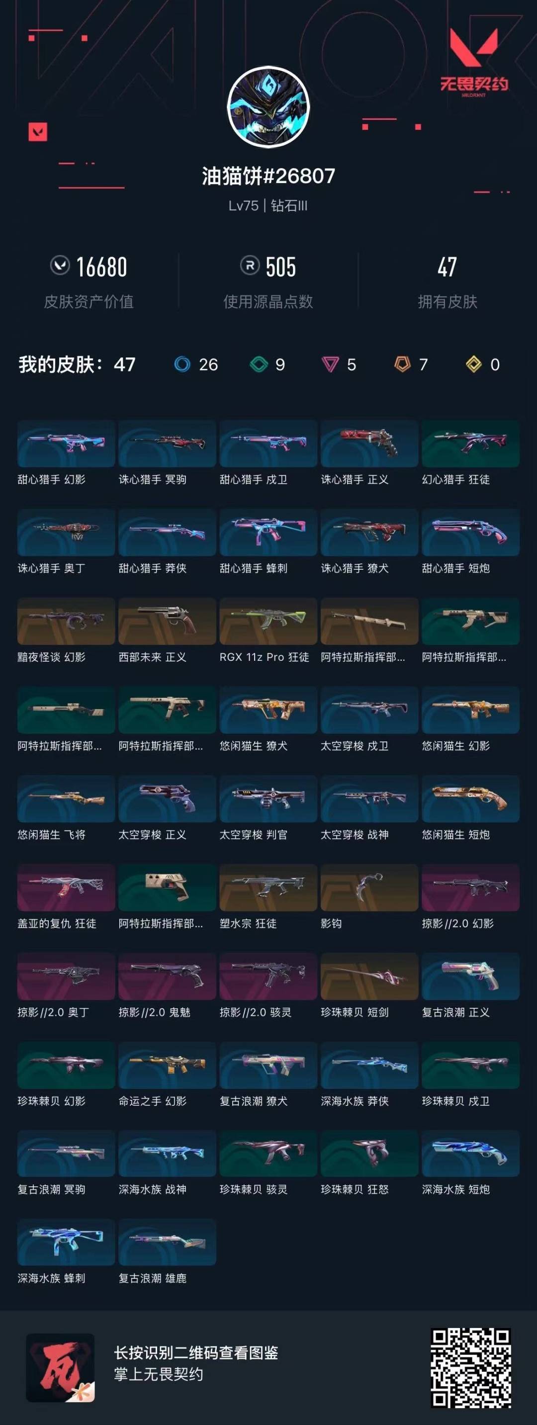 WWQLX430553无畏契约账号详情图6 WWQLX430553无畏契约账号详情图6