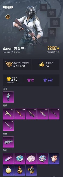 HPLX4170584和平精英账号详情图5 HPLX4170584和平精英账号详情图5