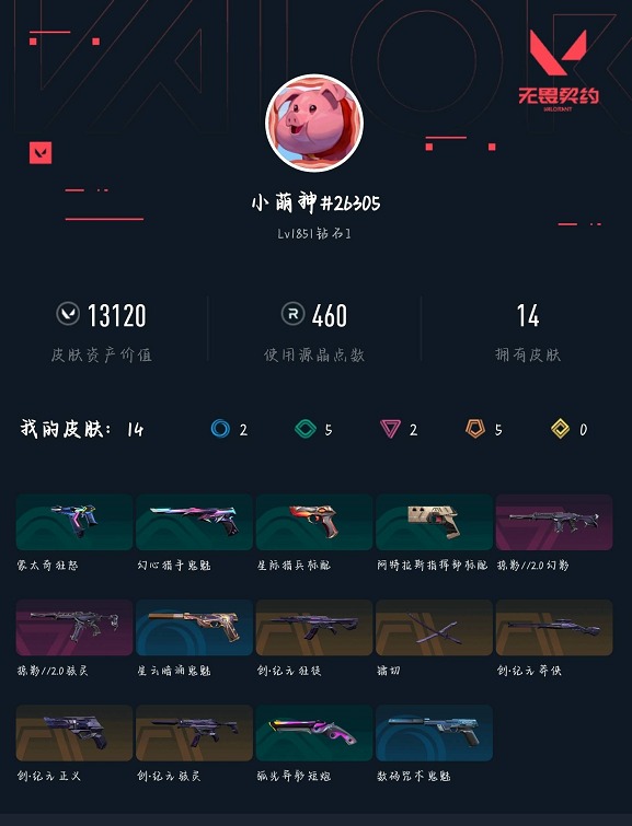 WWQLX442864无畏契约账号详情图7 WWQLX442864无畏契约账号详情图7