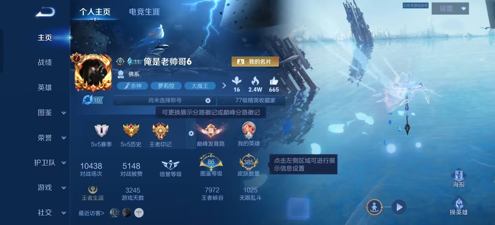 WZLX4300851王者荣耀账号详情图14