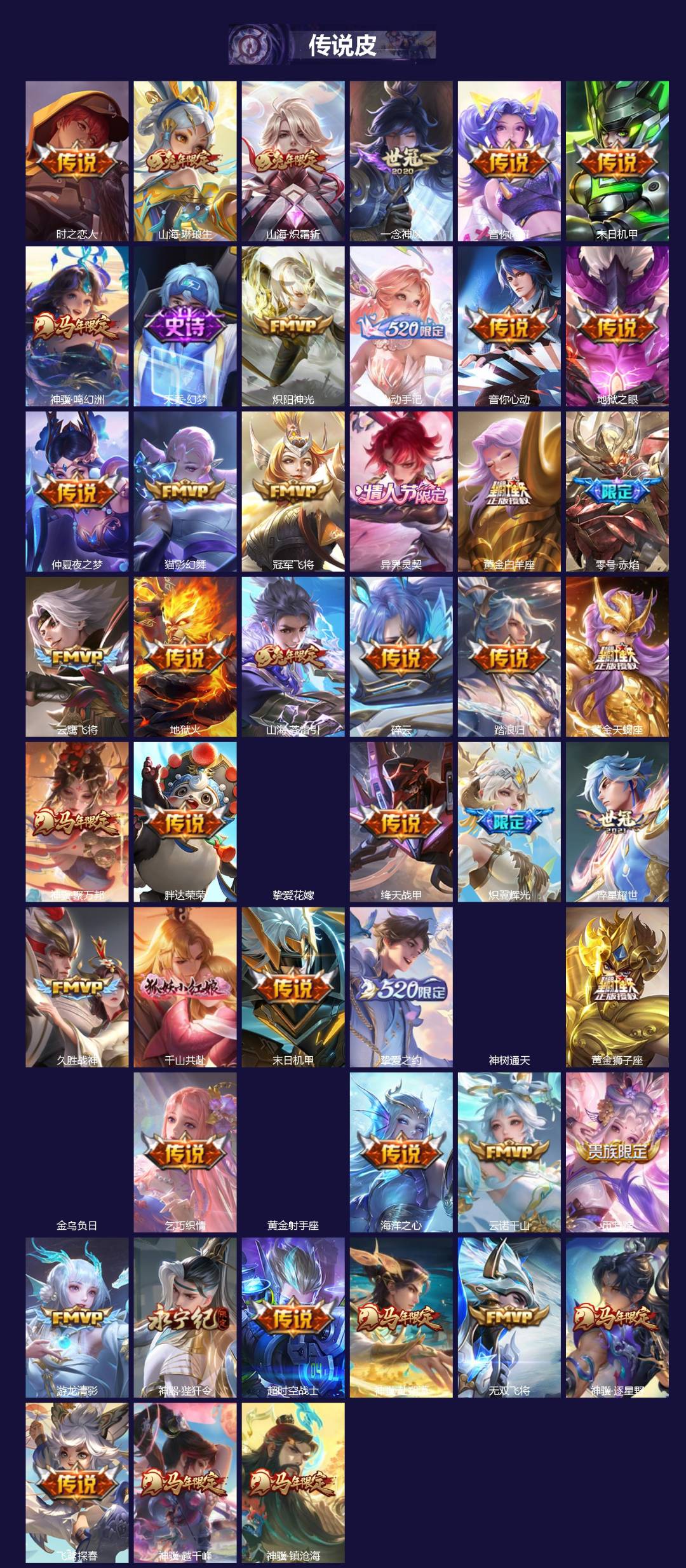 WZLX4300897王者荣耀账号详情图2 WZLX4300897王者荣耀账号详情图2