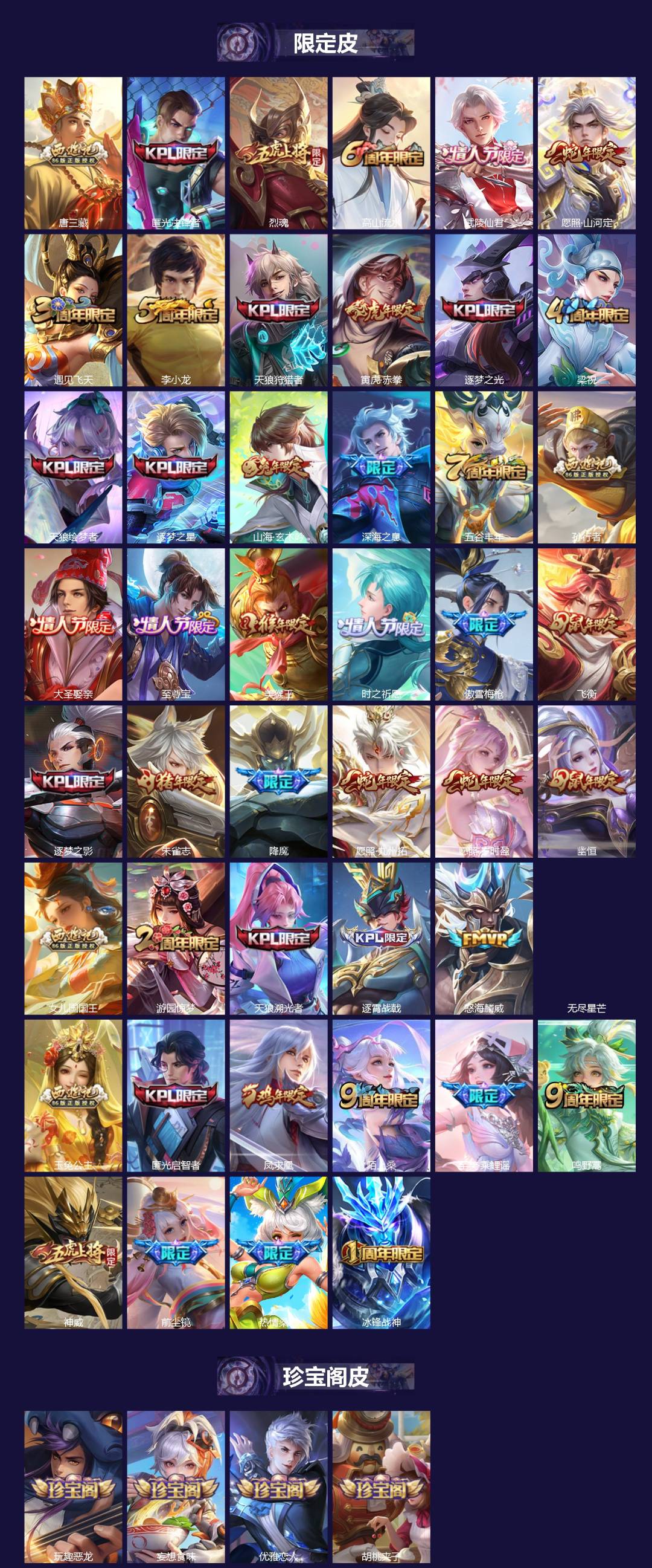 WZLX4300938王者荣耀账号详情图3 WZLX4300938王者荣耀账号详情图3