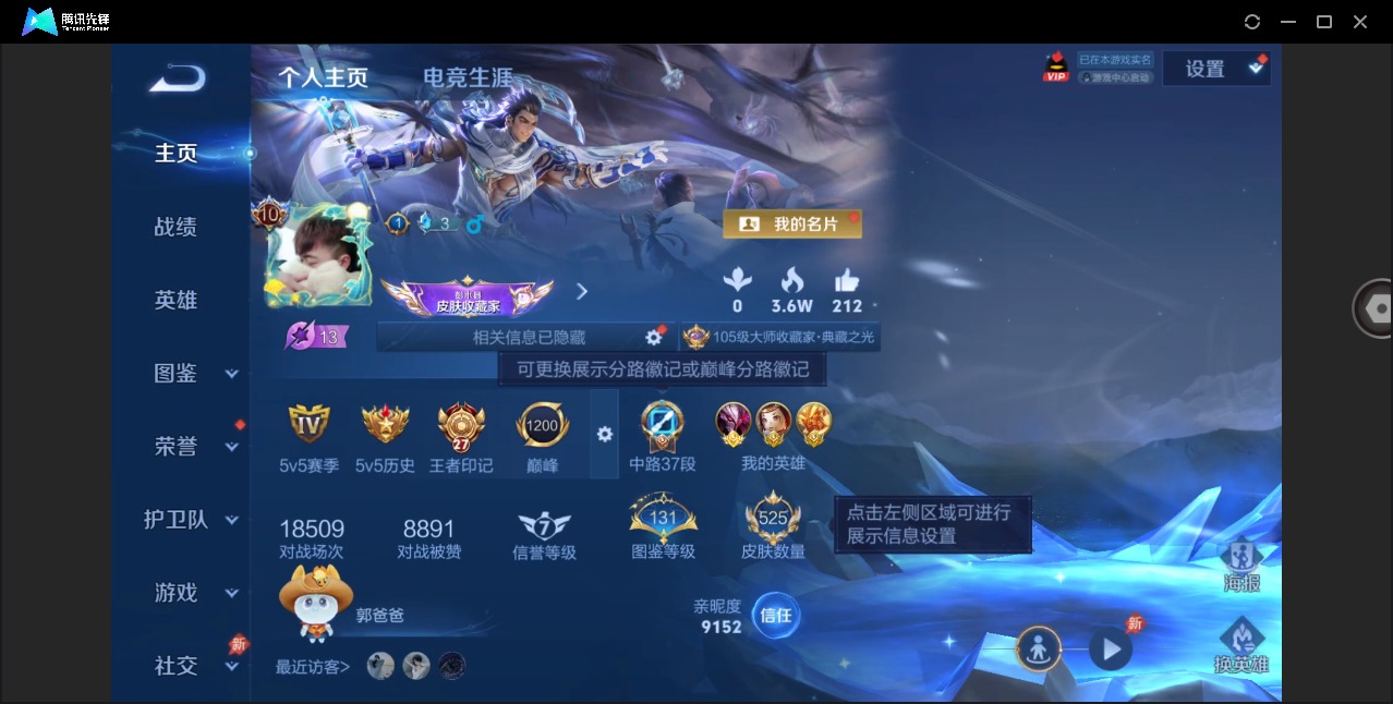 WZLX4300938王者荣耀账号详情图5 WZLX4300938王者荣耀账号详情图5