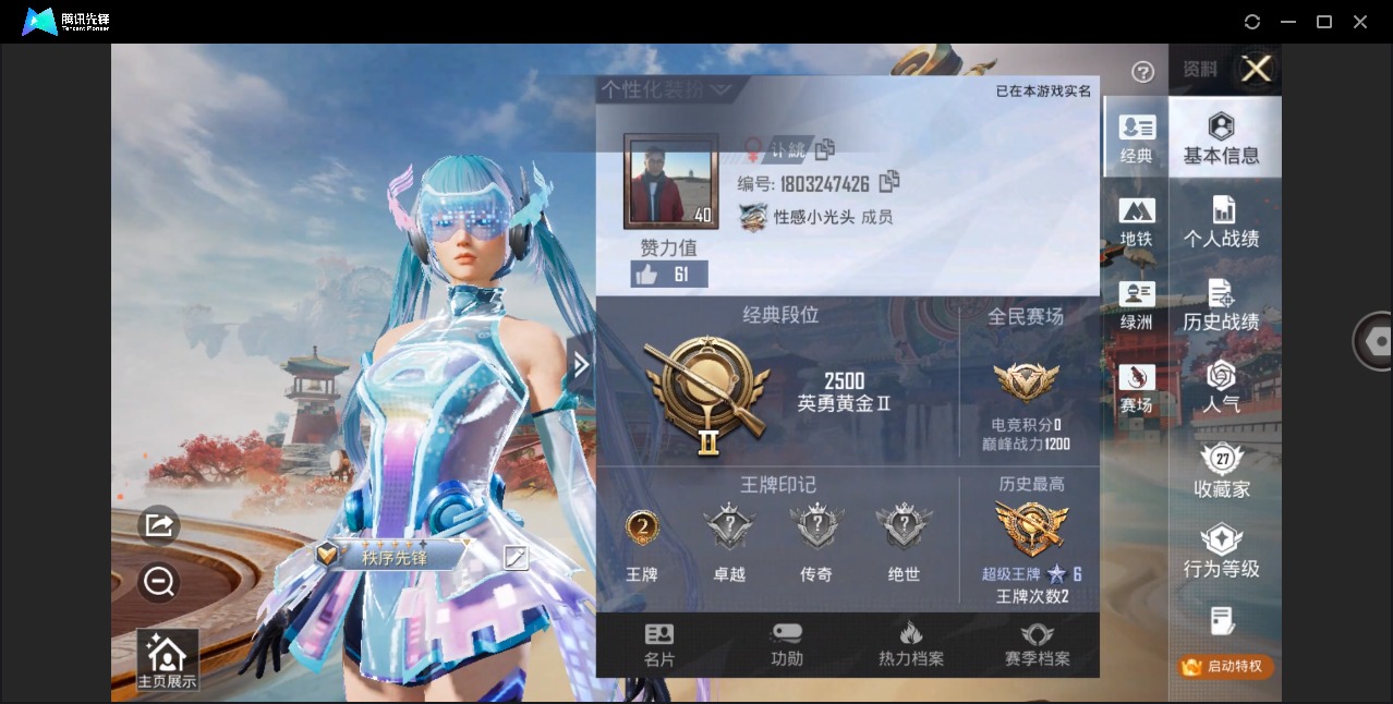 HPLX4172206和平精英账号详情图4 HPLX4172206和平精英账号详情图4