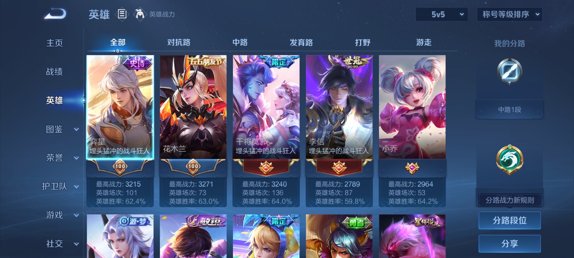 WZLX4332273王者荣耀账号详情图3