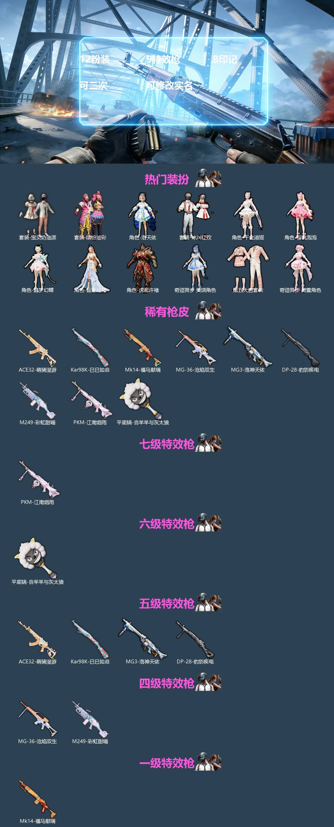 HPQM4174418和平精英账号详情图3