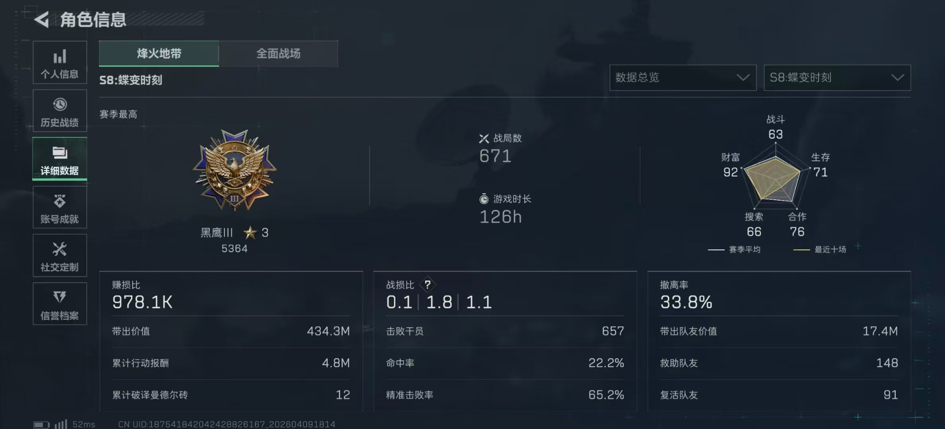 SJZQM4119913三角洲行动账号详情图5