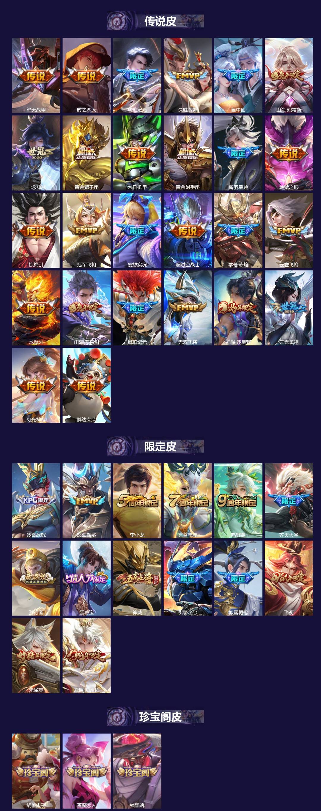 WZLX4304161王者荣耀账号详情图2